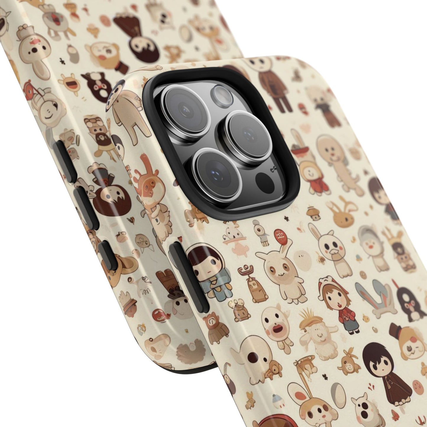 Cute Character Phone Case, Durable Phone Cover, Kawaii Phone Cases, Unique Phone Accessories, Gift for Kids and Teens