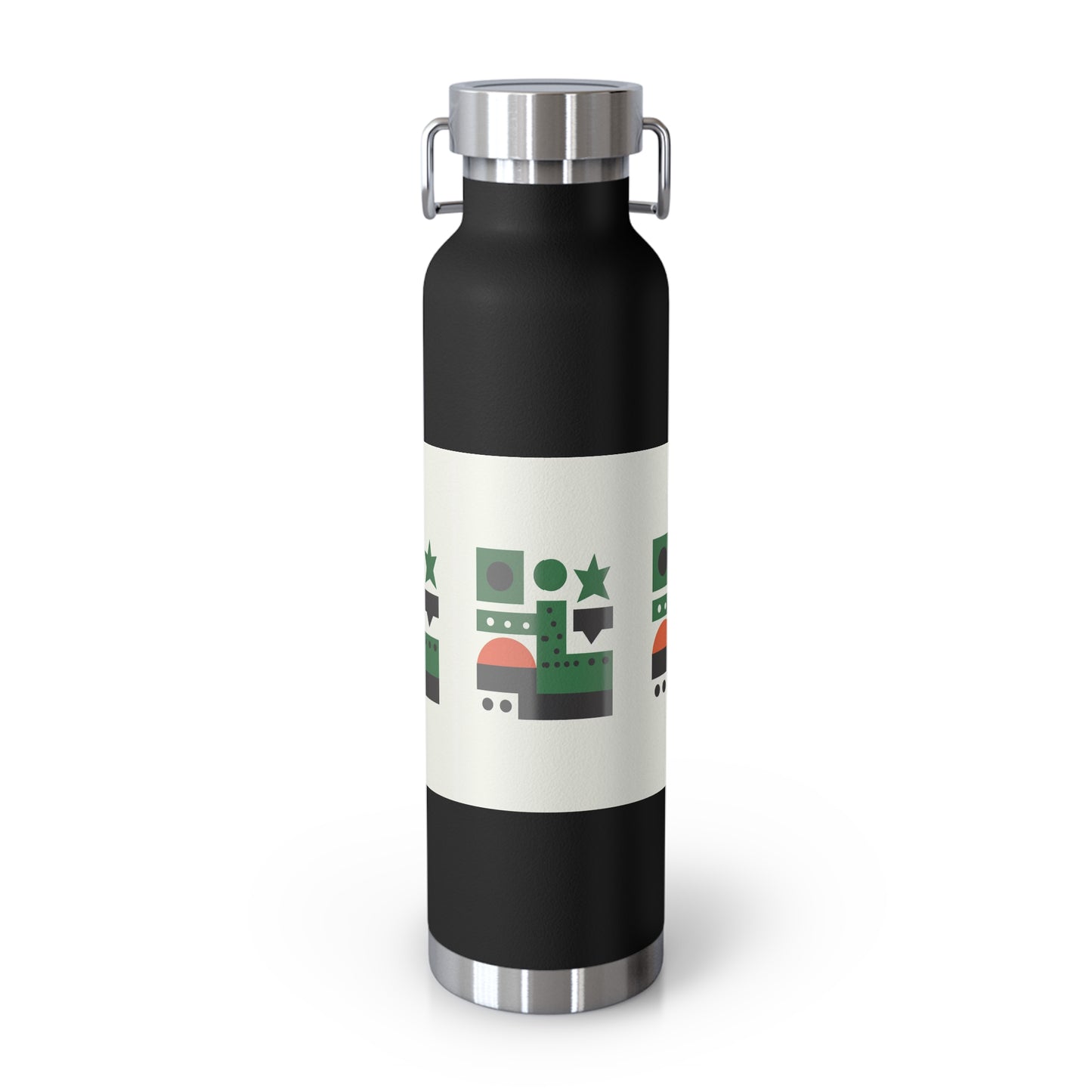 Modern 22oz Copper Insulated Water Bottle - Stylish Eco-Friendly Design for Daily Hydration