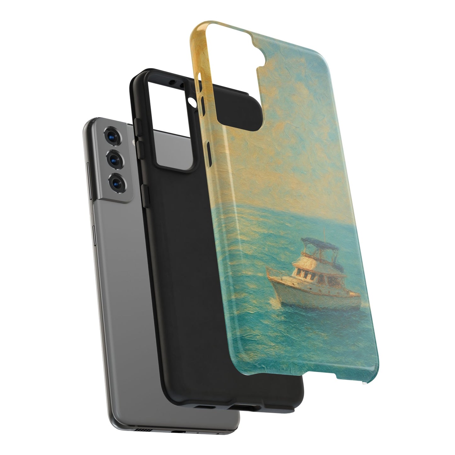 Scenic Ocean Phone Case, Nautical Tough Cases, Beach Lover Gift, Sailboat Decor, Coastal Home Accessories